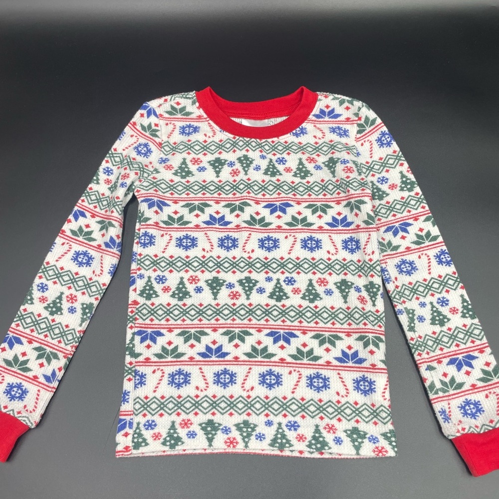Nordstrom 4T sleepwear Christmas tree/snowflake pajama set - Picture 2 of 6